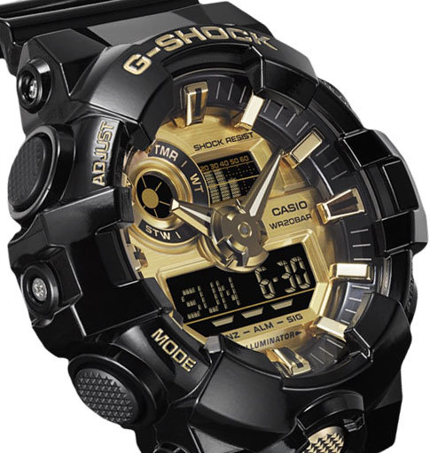 Наручные часы CASIO G-SHOCK GA-710GB-1A