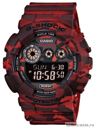 Наручные часы CASIO G-SHOCK GD-120CM-4E / GD-120CM-4D
