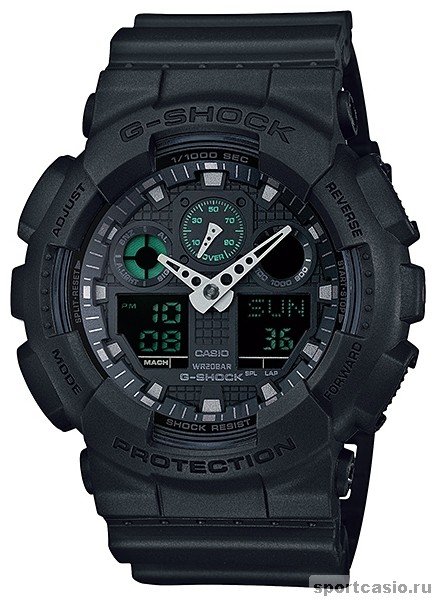 Наручные часы CASIO G-SHOCK GA-100MB-1A