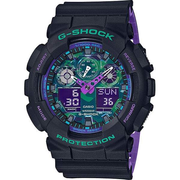 Наручные часы CASIO G-SHOCK GA-100BL-1A