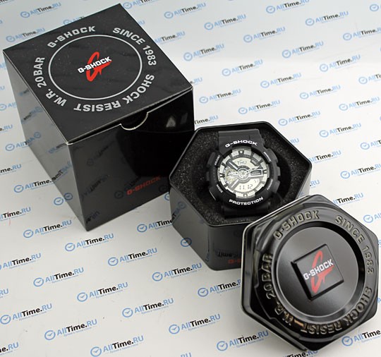 Наручные часы CASIO G-SHOCK GA-110BW-1A