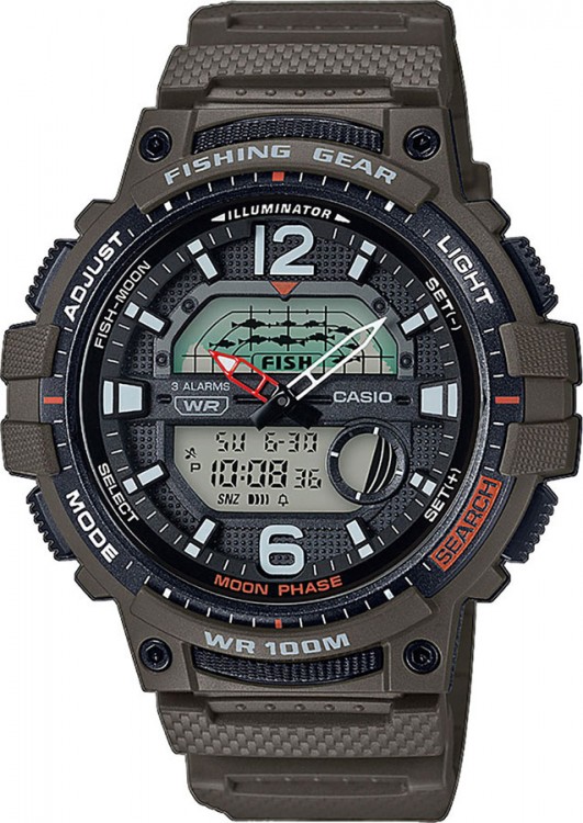 Наручные часы CASIO WSC-1250H-3A Fishing Gear