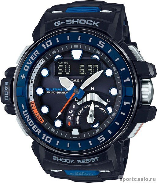 Наручные часы CASIO G-SHOCK GWN-Q1000-1A GULFMASTER