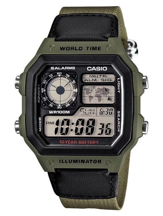 Наручные часы CASIO COLLECTION AE-1200WHB-3B