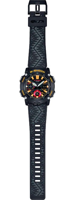 Наручные часы CASIO G-SHOCK GA-2000BT-1A (+1 дополнительный ремешок) Limited Edition