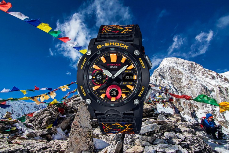 Наручные часы CASIO G-SHOCK GA-2000BT-1A (+1 дополнительный ремешок) Limited Edition