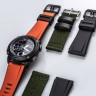 Наручные часы CASIO G-SHOCK GA-2000E-4E (+2 ремешка в комплекте)
