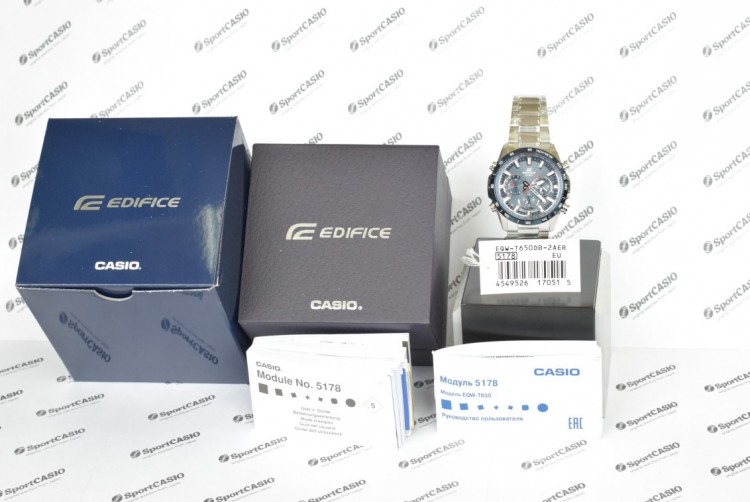 Наручные часы CASIO EDIFICE EQW-T650DB-2A